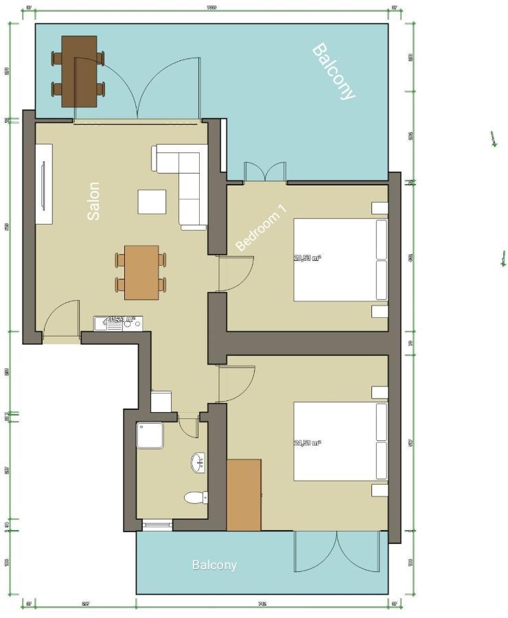 Peraía Mediterranean Stars 1 Apartment المظهر الخارجي الصورة